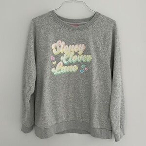 Women’s Stoney Clover Lane x Target CrewNeck Heart Print Sweatshirt  Size: XL